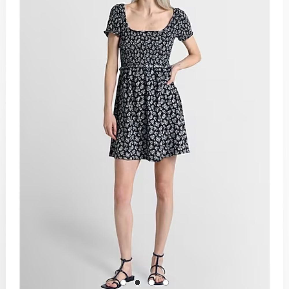 NWT Topshop mini floral dress size US 4